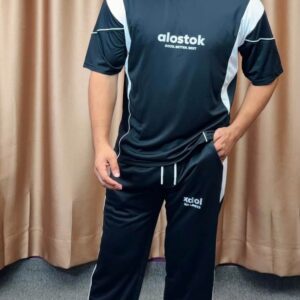 1 set drop shoulder tracksuit